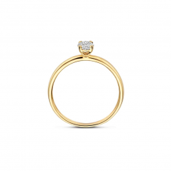 BLUSH LG1076Y GEELGOUDEN RING MET LAB GROWN DIAMOND 0.50CT