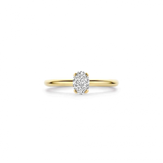 BLUSH LG1076Y GEELGOUDEN RING MET LAB GROWN DIAMOND 0.50CT