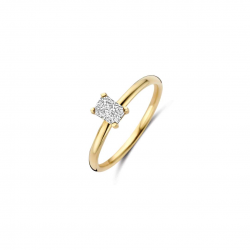 BLUSH LG1073Y GEELGOUDEN RING MET LAB GROWN DIAMOND 0.50CT