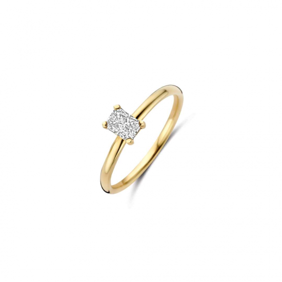 BLUSH LG1073Y GEELGOUDEN RING MET LAB GROWN DIAMOND 0.50CT