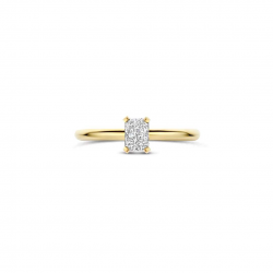 BLUSH LG1073Y GEELGOUDEN RING MET LAB GROWN DIAMOND 0.50CT