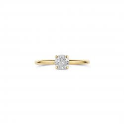BLUSH LG1075Y GEELGOUDEN RING MET LAB GROWN DIAMOND 0.50CT