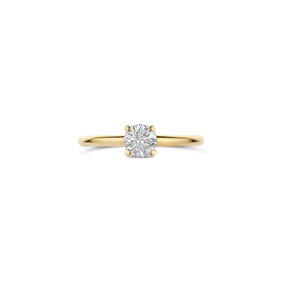 BLUSH LG1075Y GEELGOUDEN RING MET LAB GROWN DIAMOND 0.50CT