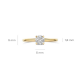 BLUSH LG1075Y GEELGOUDEN RING MET LAB GROWN DIAMOND 0.50CT