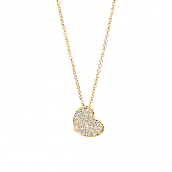 BLUSH 3207YZI GOUDEN COLLIER MET GOUDEN ZIRKONIA HART