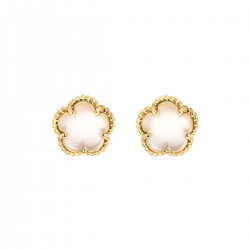 BLUSH 7400YMQ GEELGOUDEN OORKNOPPEN MET PARELMOER