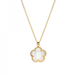 BLUSH 3209YMQ GEELGOUDEN COLLIER MET HANGER MET PARELMOER