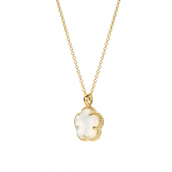 BLUSH 3209YMQ GEELGOUDEN COLLIER MET HANGER MET PARELMOER