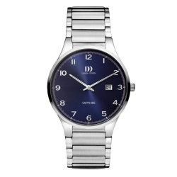 DANISH DESIGN IQ98Q1312 HERENHORLOGE STAAL VÁGAR BLUE