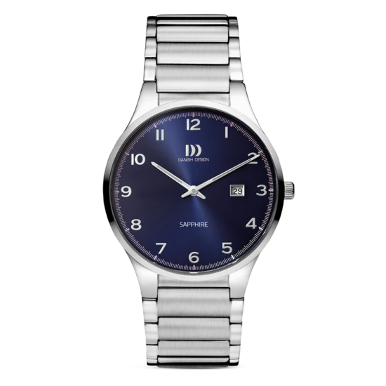 DANISH DESIGN IQ98Q1312 HERENHORLOGE STAAL VÁGAR BLUE