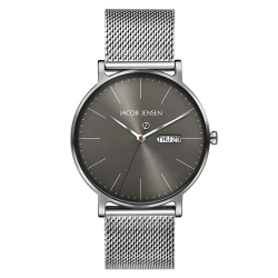 JACOB JENSEN JJ 169 HERENHORLOGE TITANIUM TIMELESS NORDIC