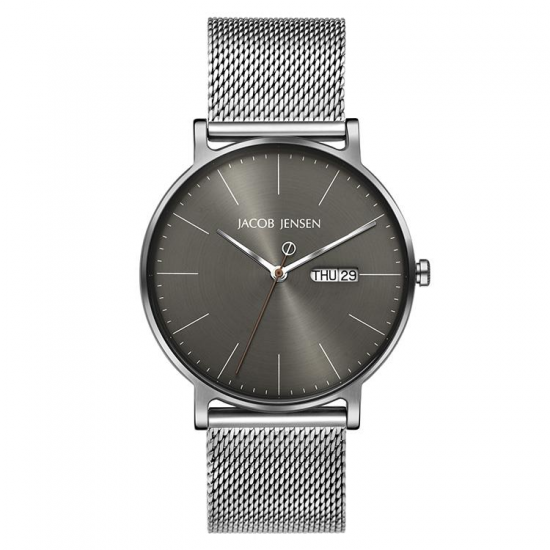 JACOB JENSEN JJ 169 HERENHORLOGE TITANIUM TIMELESS NORDIC