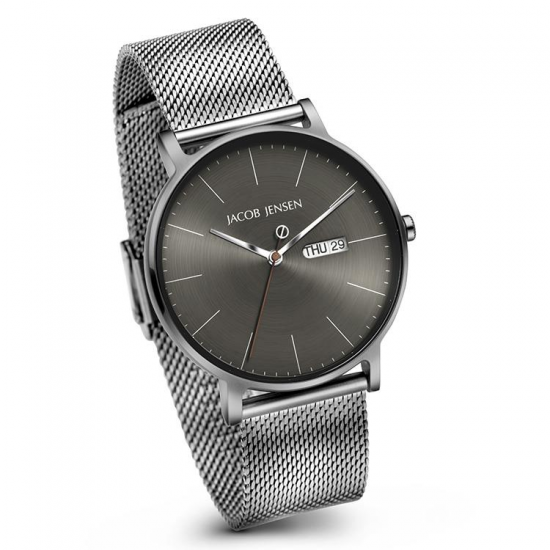 JACOB JENSEN JJ 169 HERENHORLOGE TITANIUM TIMELESS NORDIC