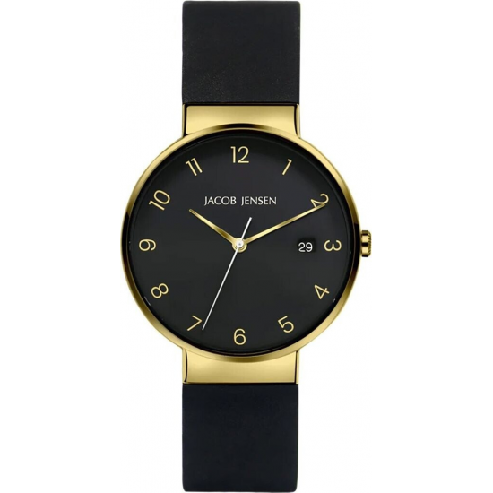 JACOB JENSEN JJ 185 HORLOGE TITANIUM TIMELESS NORDIC CONTEMPORARY