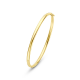 SILGOLD 5000379 14 KARAAT GEELGOUDEN BANGLE MET ZILVEREN KERN
