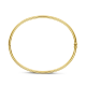 SILGOLD 5000379 14 KARAAT GEELGOUDEN BANGLE MET ZILVEREN KERN