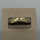 9KT Gouden ring met 3 gekleurde edelstenen