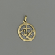 14k Gouden Geloof, Hoop & Liefde Hanger