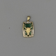 9k Gouden Stier Hanger met Diamant