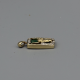 9k Gouden Stier Hanger met Diamant