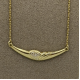 Elegante 14k Gouden Choker met Diamant