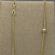 Stijlvol 14k Gouden Enkelbandje met 4 Bolletjes â?" Verstelbaar 25â?"28 cm