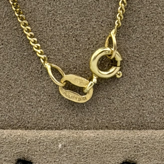 Stijlvol 14k Gouden Enkelbandje met 4 Bolletjes â?" Verstelbaar 25â?"28 cm