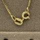 Stijlvol 14k Gouden Enkelbandje met 4 Bolletjes â?" Verstelbaar 25â?"28 cm