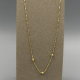 Elegante 14k Gouden Ketting met Subtiele Bolletjes ƒ?" 40 cm