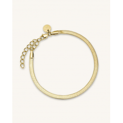 ROSEFIELD JTBFS3G-J378 VERGULD STALEN ARMBAND SNAKE