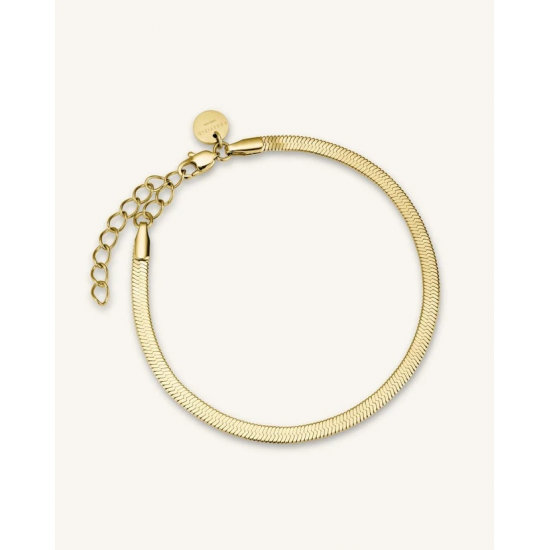 ROSEFIELD JTBFS3G-J378 VERGULD STALEN ARMBAND SNAKE