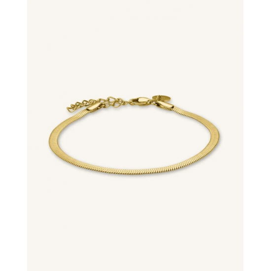 ROSEFIELD JTBFS3G-J378 VERGULD STALEN ARMBAND SNAKE