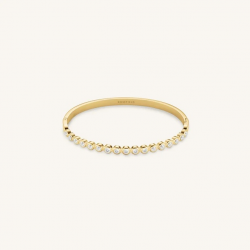 ROSEFIELD JBBCG-J1208 VERGULD STALEN ARMBAND MET ZIRKONIA CRYSTAL BANGLE