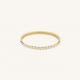 ROSEFIELD JBBCG-J1208 VERGULD STALEN ARMBAND MET ZIRKONIA CRYSTAL BANGLE