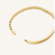 ROSEFIELD JBBCG-J1208 VERGULD STALEN ARMBAND MET ZIRKONIA CRYSTAL BANGLE