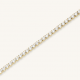ROSEFIELD JBTWG-J1035 VERGULD STALEN TENNISARMBAND MET SWAROVSKI KRISTALLEN