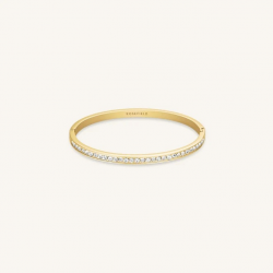 ROSEFIELD JBCBG-J1033 VERGULD STALEN ARMBAND MET SWAROVSKI CRYSTAL BANGLE
