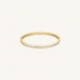 ROSEFIELD JBCBG-J1033 VERGULD STALEN ARMBAND MET SWAROVSKI CRYSTAL BANGLE
