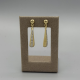 Stijlvolle 9k Gouden Bicolor Oorhangers