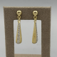 Stijlvolle 9k Gouden Bicolor Oorhangers