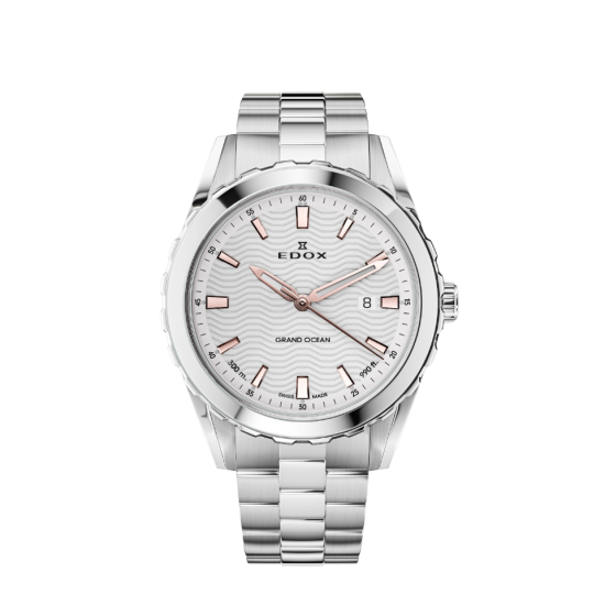 EDOX 53102 3M AIR STALEN HERENHORLOGE GRAND OCEAN DATE GENTS