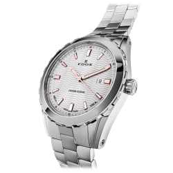 EDOX 53102 3M AIR STALEN HERENHORLOGE GRAND OCEAN DATE GENTS