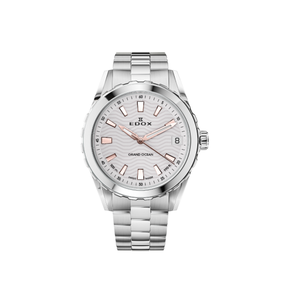 EDOX 53103 3M AIR STALEN DAMESHORLOGE GRAND OCEAN DATE LADIES