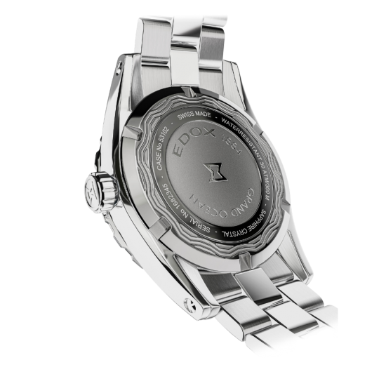 EDOX 53103 3M AIR STALEN DAMESHORLOGE GRAND OCEAN DATE LADIES