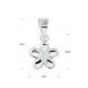 HUISCOLLECTIE 1329202 ZILVEREN BEDELHANGER BLOEM ZIRKONIA