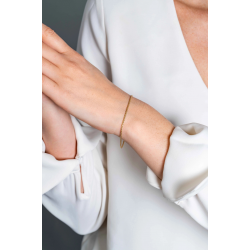 ZINZI ZGA307 GOUDEN ARMBAND PALMIER SCHAKEL