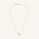 ROSEFIELD JNSPG-J1284 VERGULD STALEN COLLIER MET ZIRKONIA STRIPED CRYSTAL NECKLACE