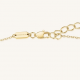 ROSEFIELD JNSPG-J1284 VERGULD STALEN COLLIER MET ZIRKONIA STRIPED CRYSTAL NECKLACE