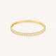 ROSEFIELD JBSBG-J1287 VERGULD STALEN ARMBAND MET SWAROVSKI STRIPED PAVE BANGLE