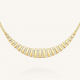 ROSEFIELD JNSSG-J1286 VERGULD STALEN COLLIER MET ZIRKONIA SLATE NECKLACE